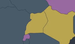 Uganda on the Freedom on the Net 2021 map