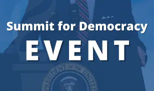 Summit for Democracy event