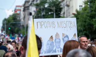 Serbia Protests Freedom on the Net 2025