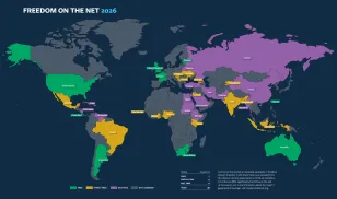 Freedom House 2026 Map
