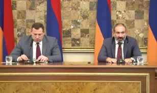 Prime Minister Pashinyan speaking