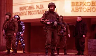 russian soldiers crimea