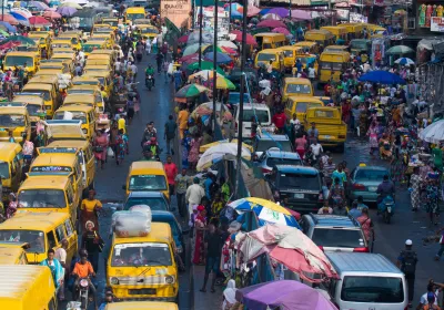 People in Lagos, Nigeria. Editorial credit:  Santos Akhilele Aburime / Shutterstock.com