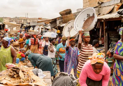 People in Accra, Ghana. Editorial credit: Anton_Ivanov / Shutterstock.com