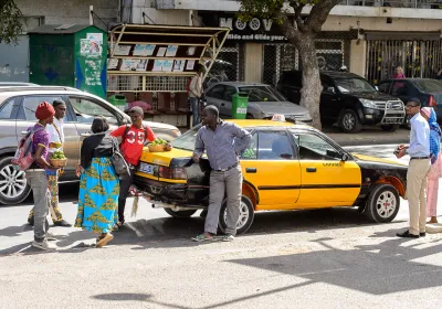 People in Dakar, Senegal.  of Senegal Editorial credit: Anton_Ivanov / Shutterstock.com