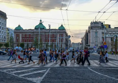People in Belgrade, Serbia. Editorial credit: Bobica10 / Shutterstock.com