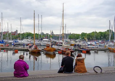 People in Stockholm, Sweden. Editorial credit: futuristman / Shutterstock.com
