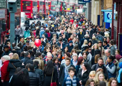 People in London, England. Editorial credit: JuliusKielaitis / Shutterstock.com