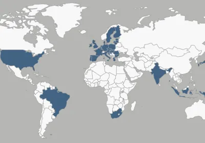 supporting democracy abroad map