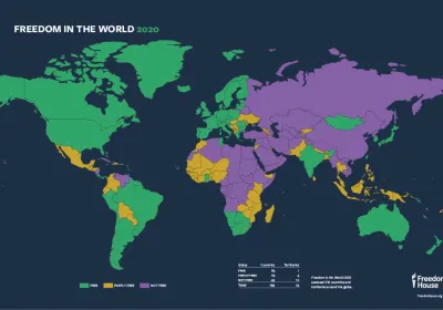 Freedom in the World 2020 Map