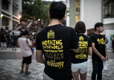 Hong Kong Academic Freedom protest tshirt