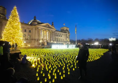 Germany Vigil for Refugees