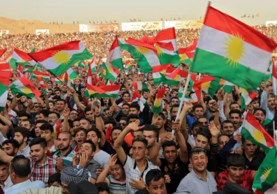 Kurdistan rally in Iraq