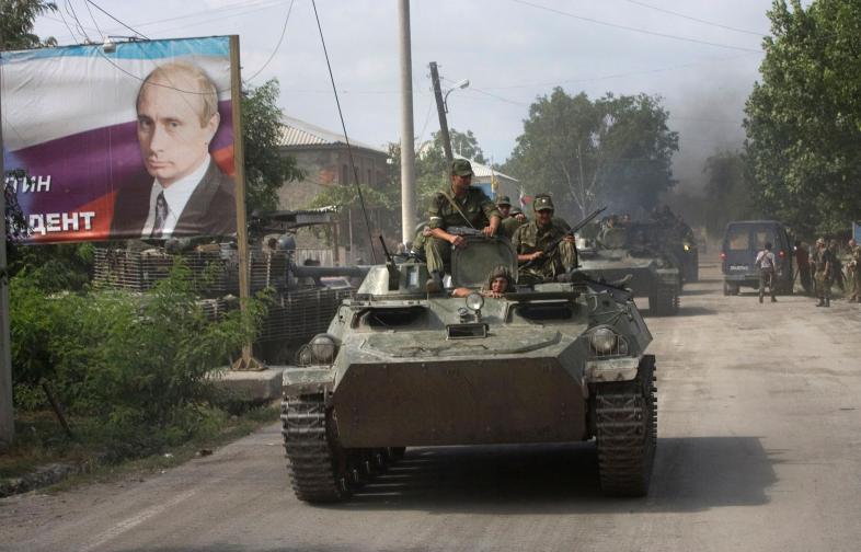 Russia Georgia War Anniversary, Tskhinvali, Georgia. Photo by Mikhail Metzel/​AP/​Shutterstock